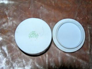 Vintage HAND PAINTED NIPPON PORCELAIN Round Pill Box with Lid 3
