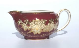 Vintage Wedgwood Porcelain Ruby Tonquin Pattern - Milk Jug 2