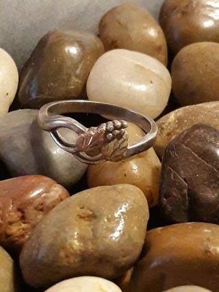 Vintage Black Hills Gold Ring 12k & Sterling Silver Ring Size 7