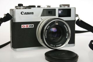Canon Canonet G - Iii Ql17 Rangefinder Camera Light Seals Mint&tested,  Cap Giii