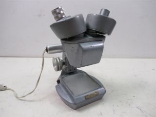 Vintage Graf - Apsco Stereo Microscope 4f - 2265 East Texas Instrument Company
