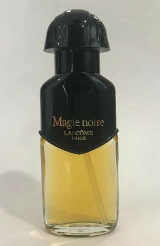 Vintage Lancome Magie Noire Eau De Toilette Edt Spray.  37 Oz Looks Full