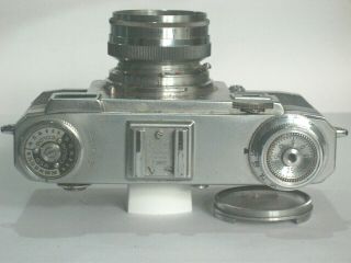 Contax II A Rangefinder Camera w Zeiss Opton Sonnar 50mm F2,  Case Fr Parts Only 5