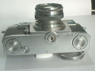 Contax II A Rangefinder Camera w Zeiss Opton Sonnar 50mm F2,  Case Fr Parts Only 6