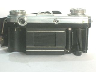 Contax II A Rangefinder Camera w Zeiss Opton Sonnar 50mm F2,  Case Fr Parts Only 7