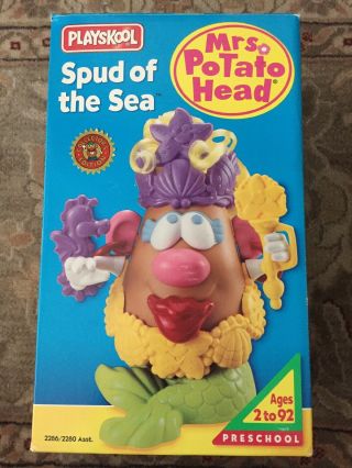 Vintage 1997 Mrs Potato Head Spud Of The Sea Hasbro Playskool Complete