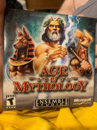 Age Of Mythology (pc,  2002) Cd - Rom Video Game 2 - Disc Set Vintage