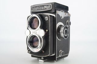 Yashica Mat TLR 120 Roll Film Camera with Yashinon 80mm f/3.  5 Lens and Cap V00 4