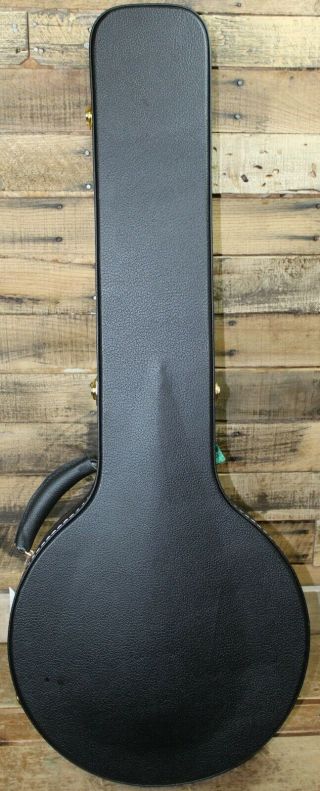 Silver Creek Vintage Archtop Hard Case For Resonator Banjo - Black R1241
