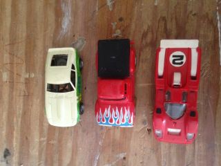 3 - Vintage Afx Ho Scale Slot Cars Made In Singapore