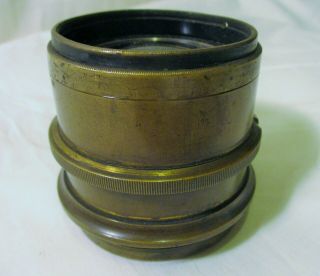 Antique Goerz Dagor Brass Camera Lens,  Series Iii,  No.  6 Focus 12 In.