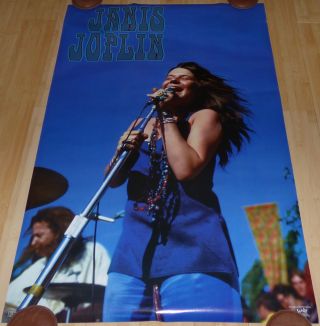 Janis Joplin Vintage 1998 Funky Enterprises Poster 9013