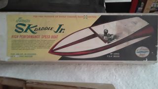 Vintage Dumas Skedaddle Jr High Proformance Speed Boat Control Line Model Kit