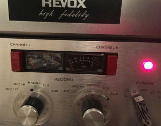 Revox High Fidelity A77 Reel to Reel Tape Deck - and 2