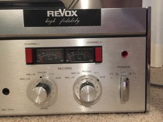 Revox High Fidelity A77 Reel to Reel Tape Deck - and 3