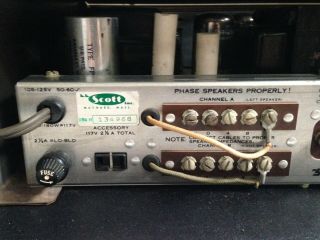 Scott 299C Tube Amplifier NM Cosmetic w Box 12
