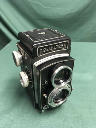 Rolleicord V K3c Tlr 120 Film Camera W/75mm Xenar F3.  5,