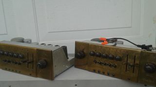 2 Fisher 80c Tube Preamp 