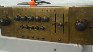 2 Fisher 80C tube preamp ' s,  upgraded power supply,  coupling caps replaced 3