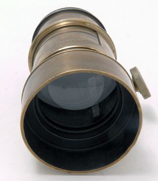 Dallmeyer 2 B Patent Large Brass Lens With An Interesting Peculiarity.