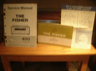 Fisher 400 FM Stereo with Garrard Lab 80 Turntable and 2 Fisher Speakers 4