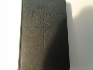 Testament By Catholic Testament Rev J M Lelen 1956 Mini Bible.