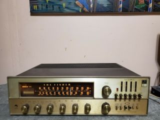 Fisher Tx - 500.  Tune - O - Matic Am/fm Receiver.  Powers On.  Not.  Looks Good.