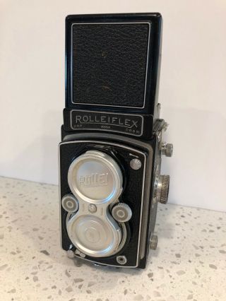 Rolleiflex Automat Model 3.  1: 3.  5 Tessar Compur Rapid Camera In Case