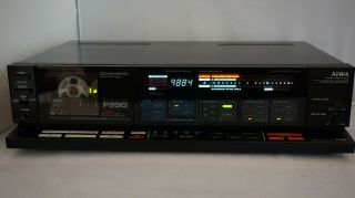 Aiwa Ad - F990 3head Cassette Deck Dolby B.  C.  120 - 240 Volt