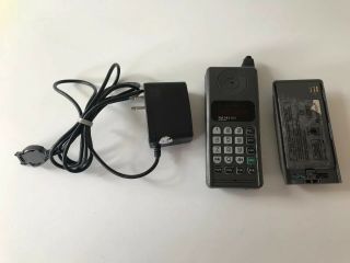 Vintage Cell Phone 1990’s Motorola Tele Tac 200 - & W/ Charger