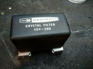 Vintage Heathkit Sb - 100 Ssb Crystal Filter 404 - 200