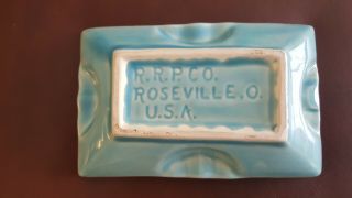 Vintage Roseville Rrp Co Robinson Ransbottom Pottery Drip Glaze Ashtray