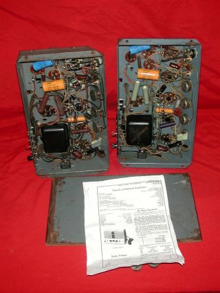 RCA MI - 12222 6L6 Tube Power Amplifiers [Working Pair] 10