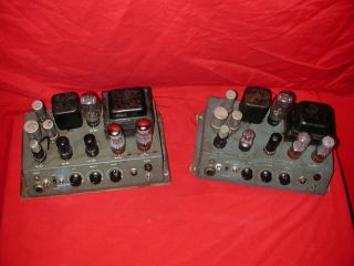 RCA MI - 12222 6L6 Tube Power Amplifiers [Working Pair] 12