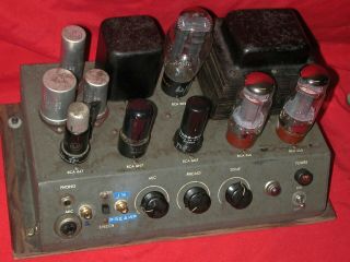 RCA MI - 12222 6L6 Tube Power Amplifiers [Working Pair] 5