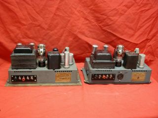 RCA MI - 12222 6L6 Tube Power Amplifiers [Working Pair] 7