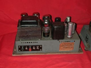 RCA MI - 12222 6L6 Tube Power Amplifiers [Working Pair] 8