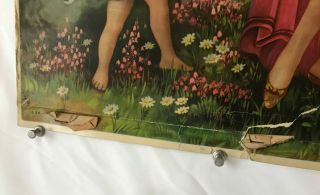 Vintage Advertising Calendar/Print - Nude Woman with Cupid - Cincinnati,  Ohio 7