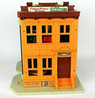 Vintage Fisher Price Little People Sesame Street Apartment House