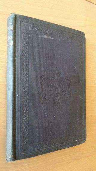 " The Laws Of Life " Elizabeth Blackwell Md 1852 First Edition Putnam York Exc