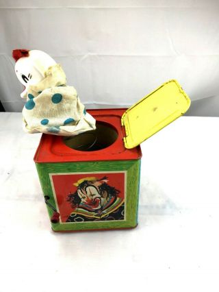 Vintage Jack in the Box Toy Clown 2