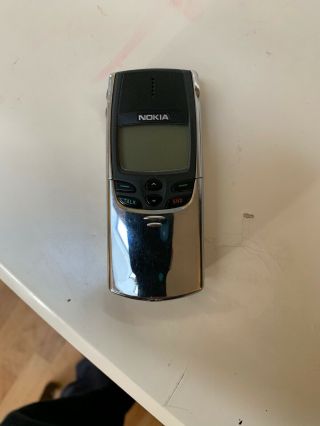 Nokia 8860 Mobile Phone Chrome Vintage
