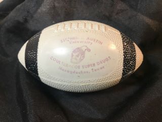 Vintage Rare Stephen F Austin State College Mini Plastic Football Advertising