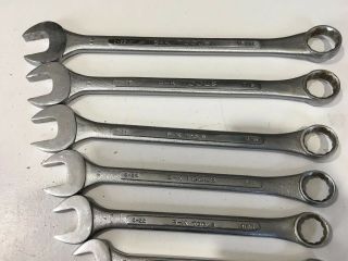 11 Piece SK TOOLS Vintage 12pt.  Combination SAE Wrench Set USA 1/4 to 15/16” 4