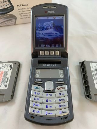 Samsung SPH - i500 Palm Pilot flip phone - vintage & rare 4
