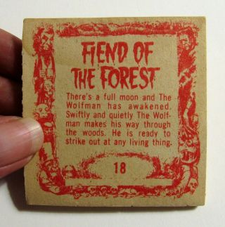Vintage 1963 Horror Universal Monsters Wolfman Movie Miniature Flip Book