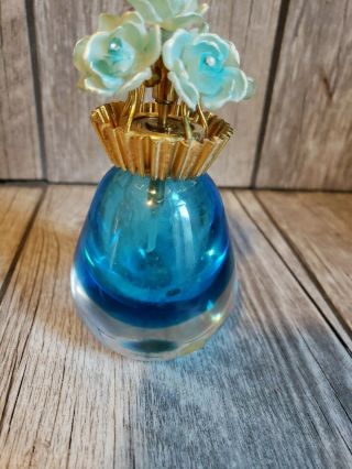 56 Vintage Murano Perfume Bottle Glass