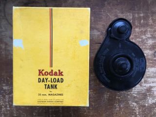 Vintage Kodak Day - Load Tank 35mm Film Developing Tank & Box