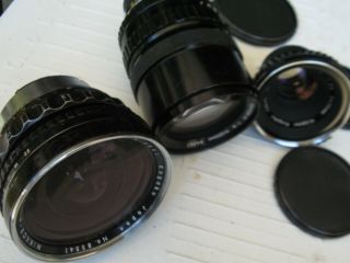 3 Nikkor Lenses For Bronica 50mm/75mm/200mm S2 Helicoid Nippon Kogaku Nikon Nrsv