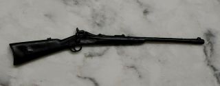 Vintage Johnny West Louis Marx Black Bart Figure Flintlock Rifle